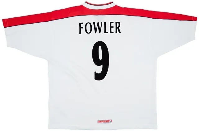 Reebok 1998-99 Liverpool Away Shirt Fowler #9 - 6/10 - (XXL)