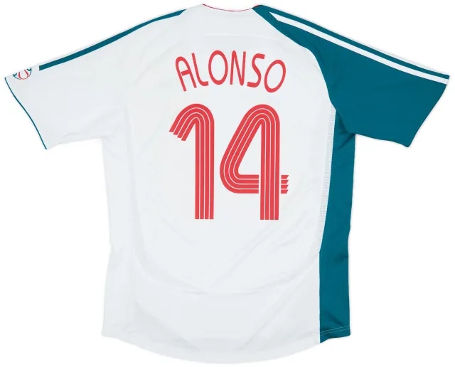 adidas 2006-07 Liverpool Third Shirt Alonso #14 - 5/10 - (M)