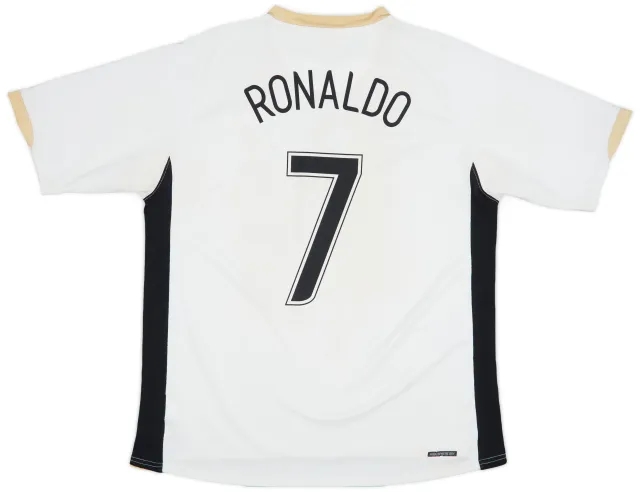 Nike 2006-08 Manchester United Away Shirt Ronaldo #7 - 5/10 - (L)