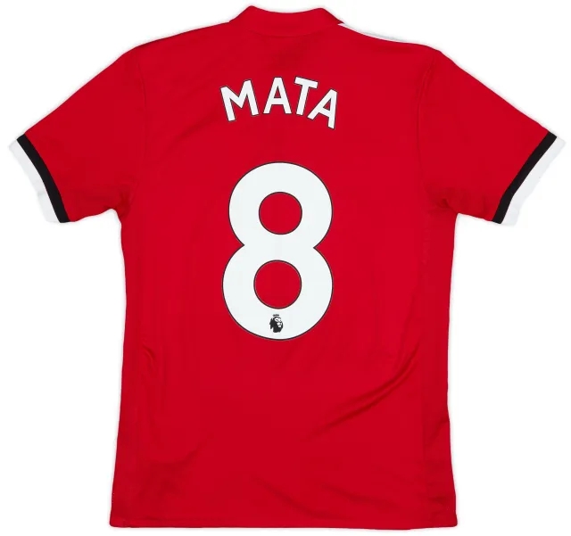 adidas 2017-18 Manchester United Home Shirt Mata #8 - 8/10 - (XS)