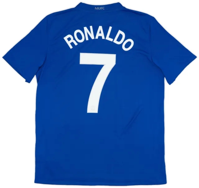 Nike 2008-09 Manchester United Third Shirt Ronaldo #7 - 5/10 - (L)