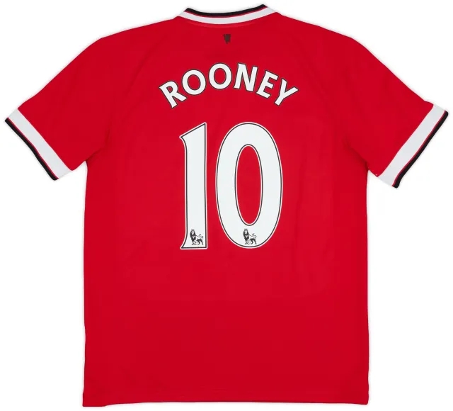 Nike 2014-15 Manchester United Home Shirt Rooney #10 - 6/10 - (M)