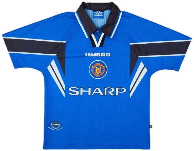 Umbro 1996-98 Manchester United Third Shirt - 8/10 - (Y)