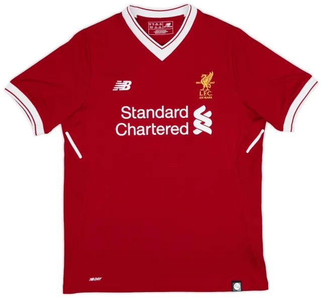 NewBalance 2017-18 Liverpool 125 Years Home Shirt - 8/10 - (XL.Boys)