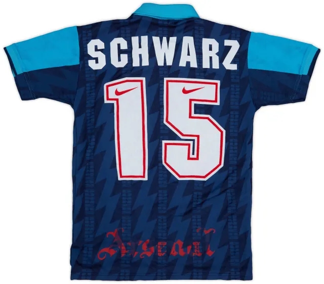 Nike 1994-95 Arsenal Away Shirt Schwarz #15 - 6/10 - (L.Boys)
