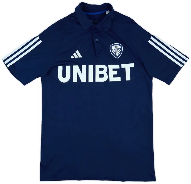 2023-24 Leeds adidas Polo Shirt - 7/10 - (M)