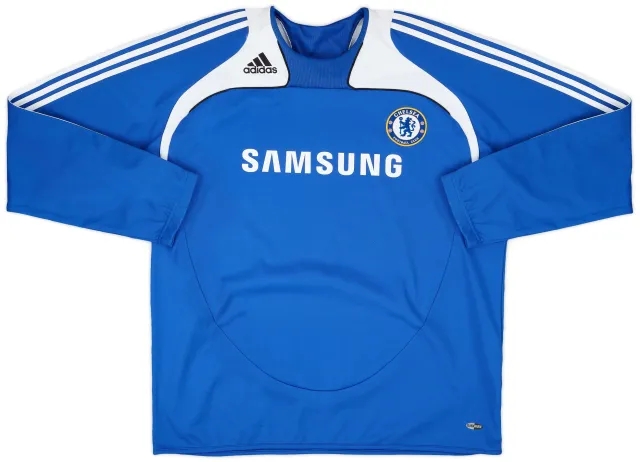 2008-09 Chelsea adidas Sweat Top - 9/10 - (XXL)