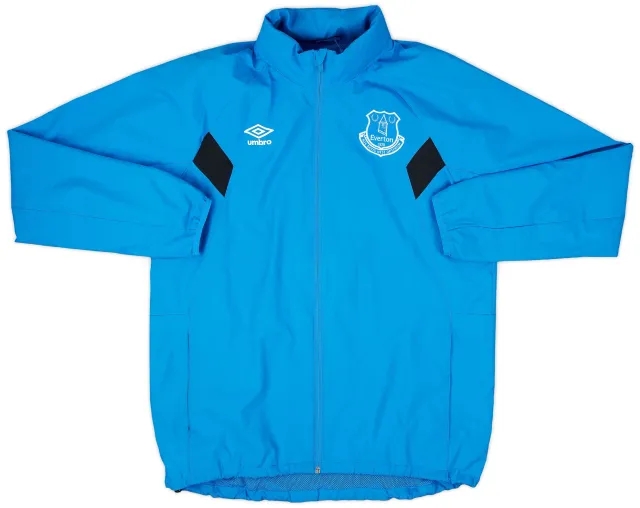 2016-17 Everton Umbro Hooded Rain Jacket - 9/10 - (L)