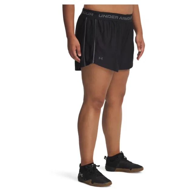 Women's  Under Armour  Tech™ Play Up Shorts Black / Castlerock 3X