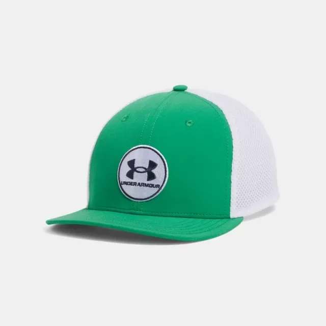 Men's  Under Armour  Iso-Chill Drive Low Stretch Fit Cap Team Kelly Green / Midnight Navy XL/XXL