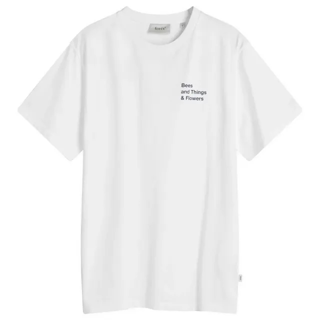Foret Men's Farm T-Shirt White/Navy