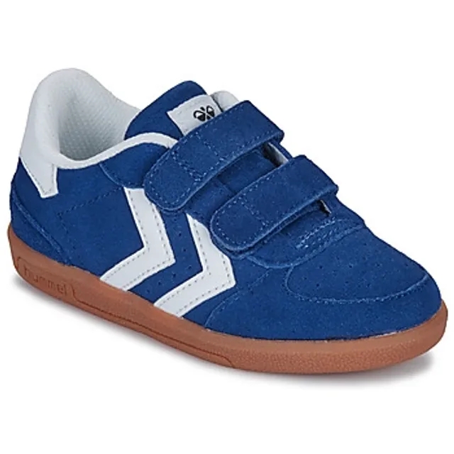 hummel  VICTORY SUEDE II INFANT  boys's Children's Shoes (Trainers) in Blue