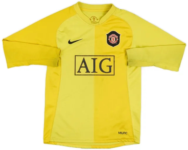 Nike 2006-07 Manchester United GK Shirt - 5/10 - (M.Boys)
