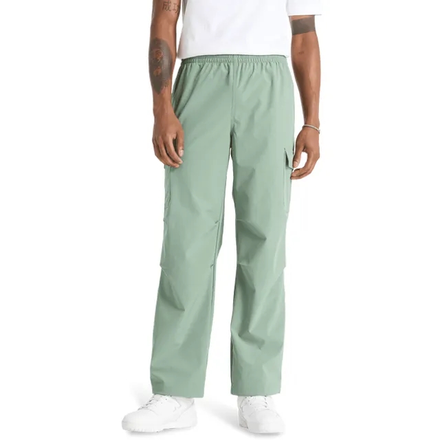New Balance Men's Ripstop Cargo Pant in Green Polywoven