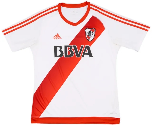 adidas 2016-17 River Plate Home Shirt - 4/10 - (L)