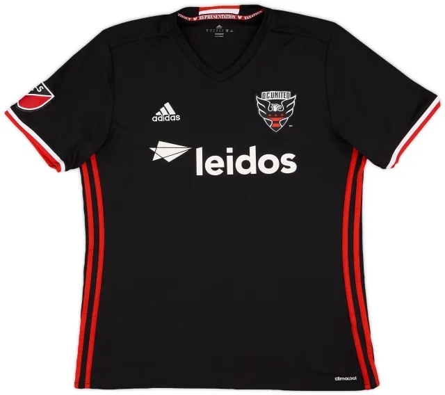 adidas 2016 DC United Home Shirt - 9/10 - (L)