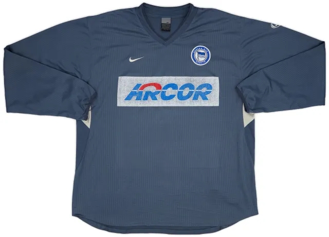 2002-04 Hertha Berlin Nike Training L/S Shirt - 6/10 - (XXL)
