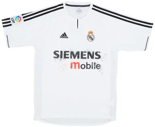 adidas 2003-04 Real Madrid Home Shirt - 3/10 - (S)