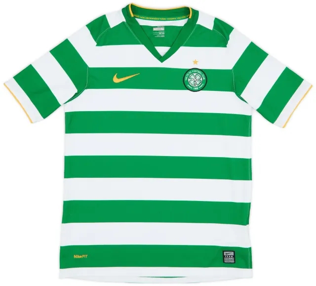 Nike 2008-10 Celtic Home Shirt - 8/10 - (L.Boys)