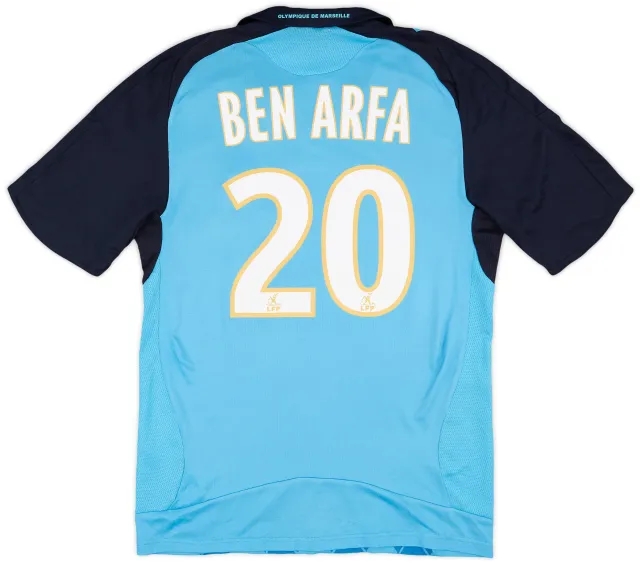 adidas 2008-09 Olympique Marseille Away Shirt Ben Arfa #20 - 7/10 - (M)