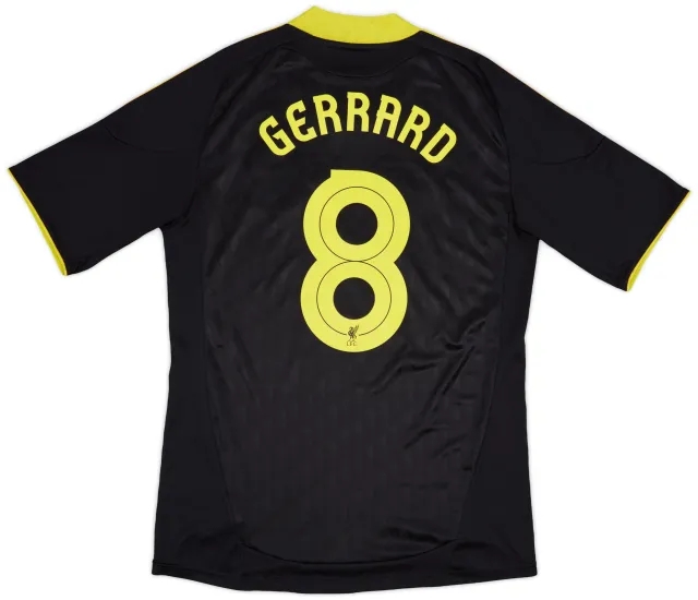 adidas 2010-11 Liverpool Third Shirt Gerrard #8 - 5/10 - (M)
