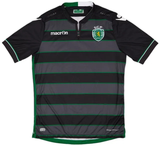 Macron 2015-16 Sporting CP Away Shirt - 7/10 - (XL)