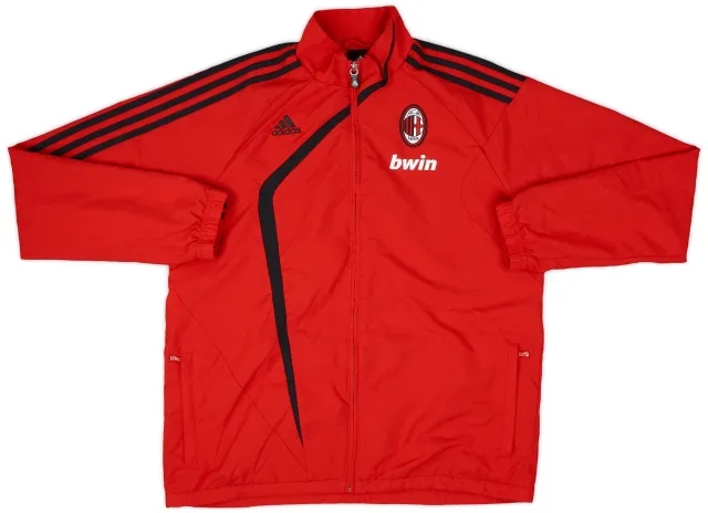 2009-10 AC Milan adidas Track Jacket - 8/10 - (XL.Boys)