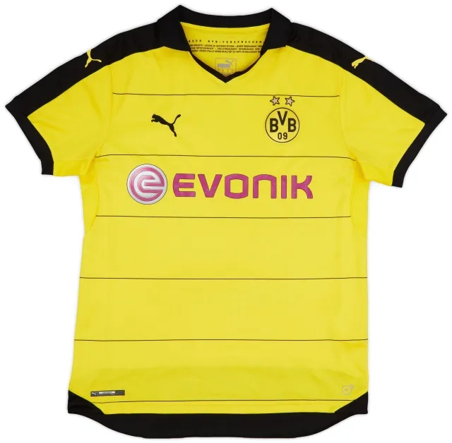 Puma 2015-16 Borussia Dortmund Home Shirt - 9/10 - (L)