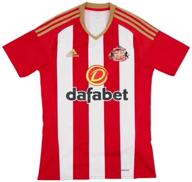 adidas 2016-17 Sunderland Home Shirt - 7/10 - (S)