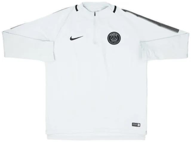 Nike 2017-18 Paris Saint-Germain 1/4 Zip Training Top - 6/10 - (L)