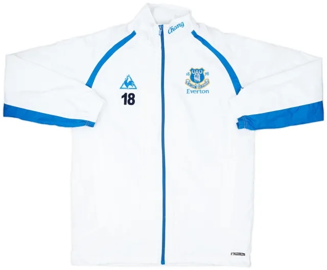 2009-10 Everton Player Issue Le Coq Sportif Track Jacket #18 - 8/10 - (L)
