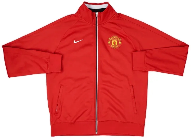 2012-13 Manchester United Nike N98 Track Jacket - 8/10 - (L)