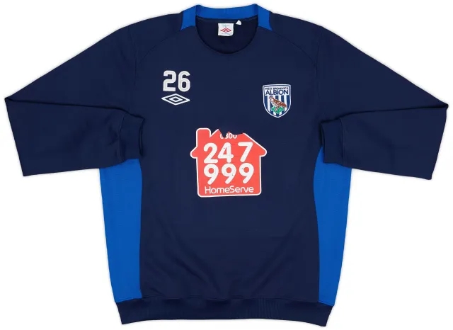 2010-11 West Brom Player Issue Umbro Sweat Top #26 - 5/10 - (XL)