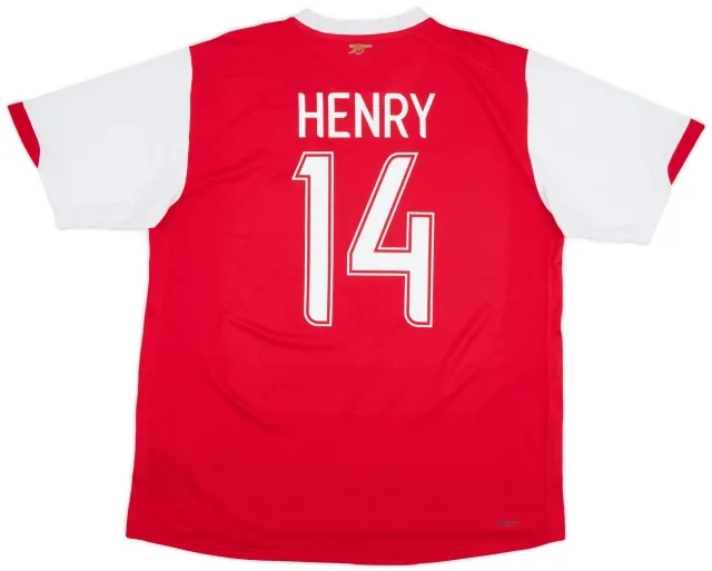 Nike 2006-08 Arsenal Home Shirt Henry #14 - 5/10 - (L)