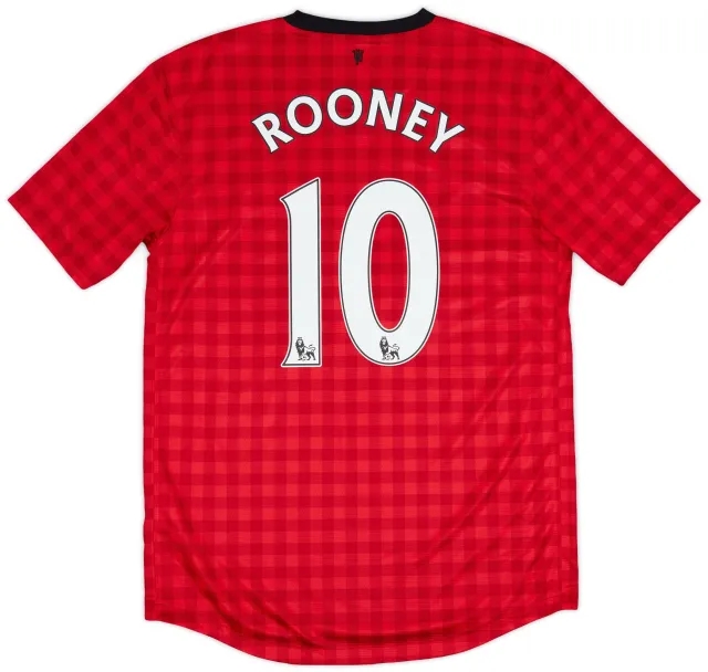 Nike 2012-13 Manchester United Home Shirt Rooney #10 - 5/10 - (M)