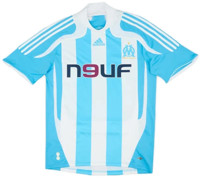 adidas 2007-08 Olympique Marseille Away Shirt - 8/10 - (S)