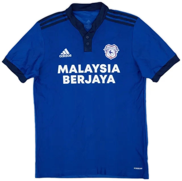 adidas 2021-22 Cardiff Home Shirt - 10/10 - (M)