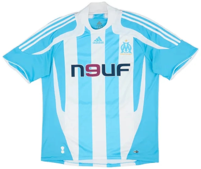 adidas 2007-08 Olympique Marseille Away Shirt - 7/10 - (L)