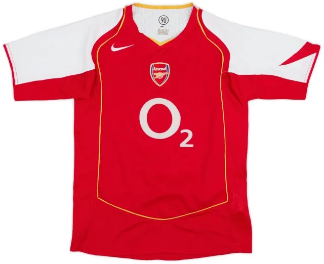 Nike 2004-05 Arsenal Home Shirt - 8/10 - (XL.Boys)
