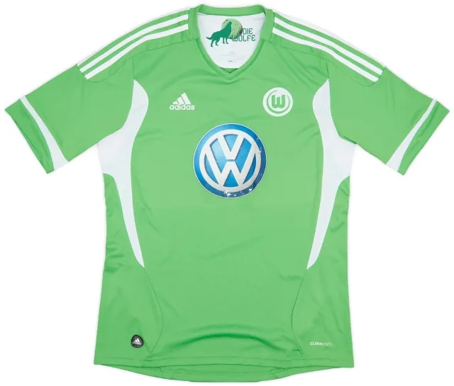 adidas 2011-12 Wolfsburg Home Shirt - 6/10 - (M)