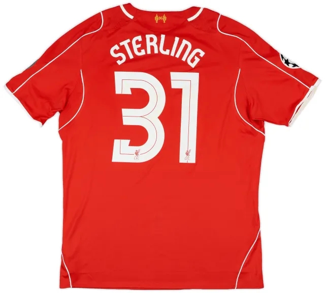 2014-15 Liverpool Home Shirt Sterling #31 - 4/10 - (XL)