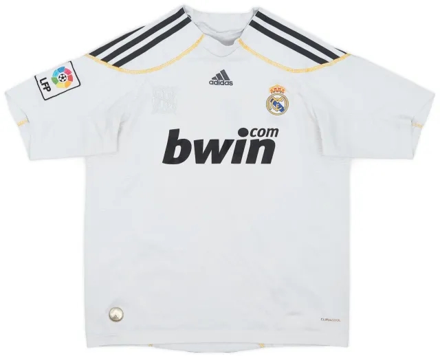 adidas Real Madrid Boys SS Home Shirt 2009/10