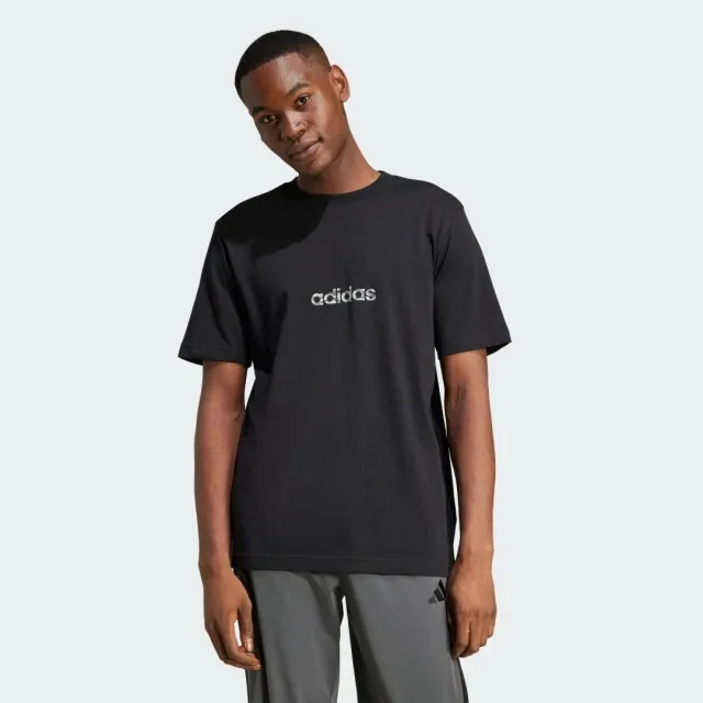 Adidas Camo Linear Graphic Short Sleeve T-shirt