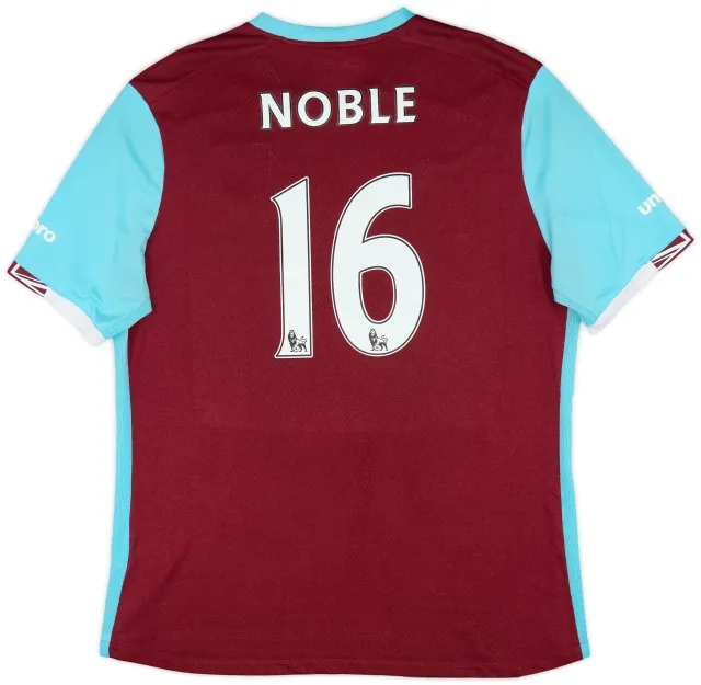 Umbro 2016-17 West Ham Home Shirt Noble #16 - 5/10 - (3XL)