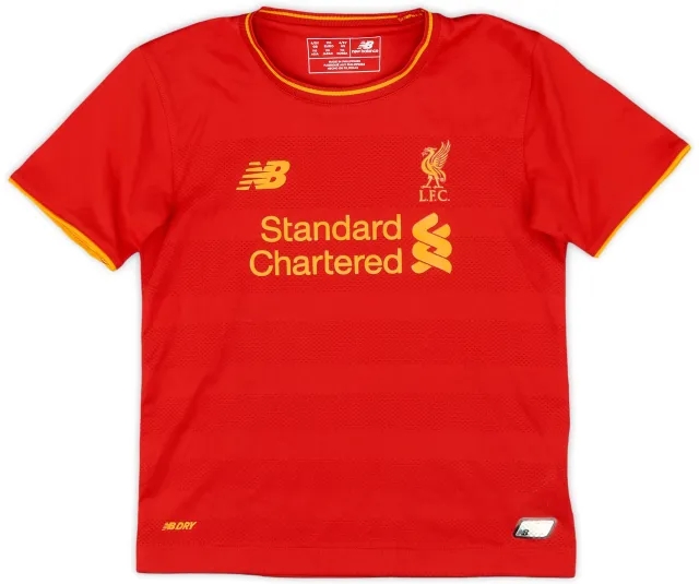NewBalance 2016-17 Liverpool Home Shirt - 9/10 - (4-5 Years)
