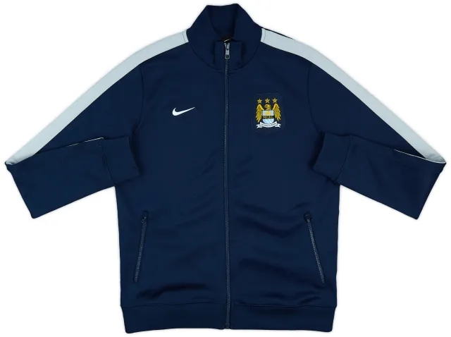 2013-14 Manchester City Nike N98 Track Jacket - 8/10 - (M)