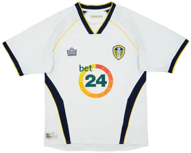Admiral 2006-07 Leeds United Home Shirt - 7/10 - (M)