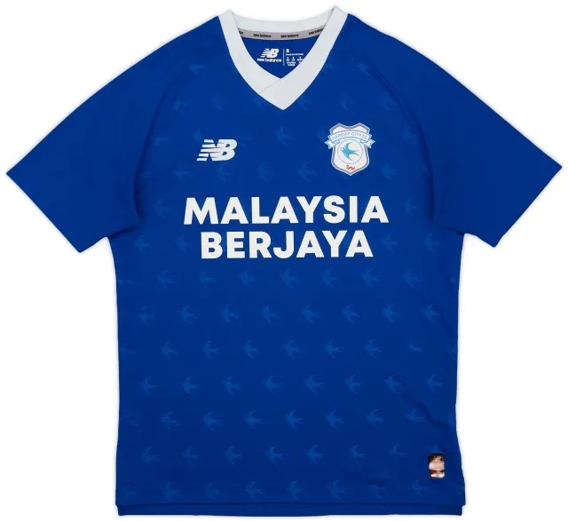 NewBalance 2022-23 Cardiff City Home Shirt - 7/10 - (S)