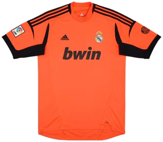 adidas 2012-13 Real Madrid S/S GK Shirt - 7/10 - (L)