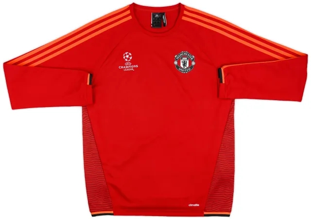 2015-16 Manchester United adidas CL Sweat Top - 8/10 - (M)